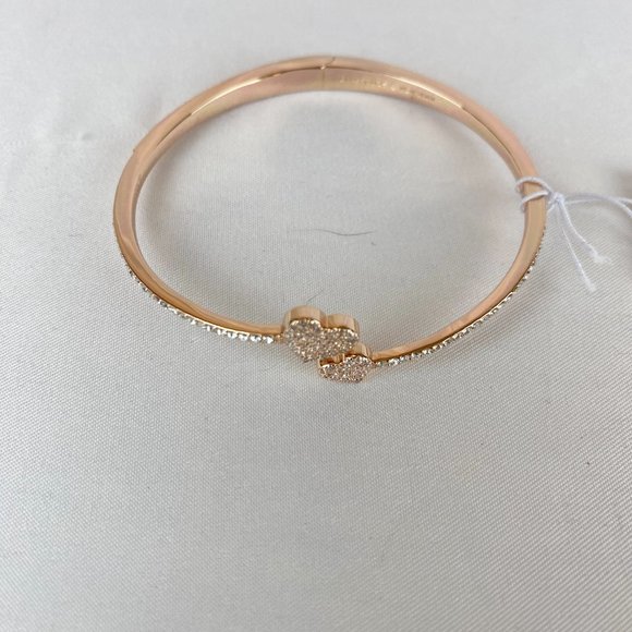 Kate Spade - Yours Truly Pave Open Hinge Cuff Bracelet - Picture 6 of 6